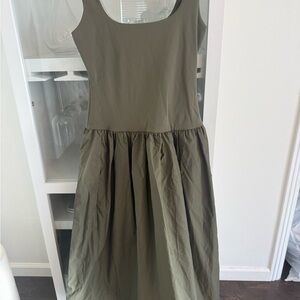 Banana Republic Olive Green long dress